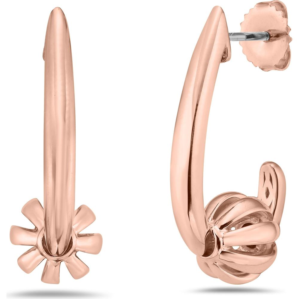Charles Krypell - Birdcage Spinner Earrings in 18K Rose Gold