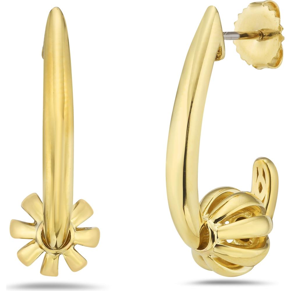 Charles Krypell - Birdcage Spinner Earrings in 18K Yellow Gold