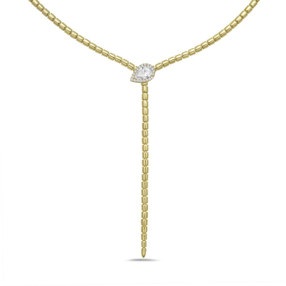 Charles Krypell - Diamond Lasso Y-Lariat Necklace in 18K Yellow Gold