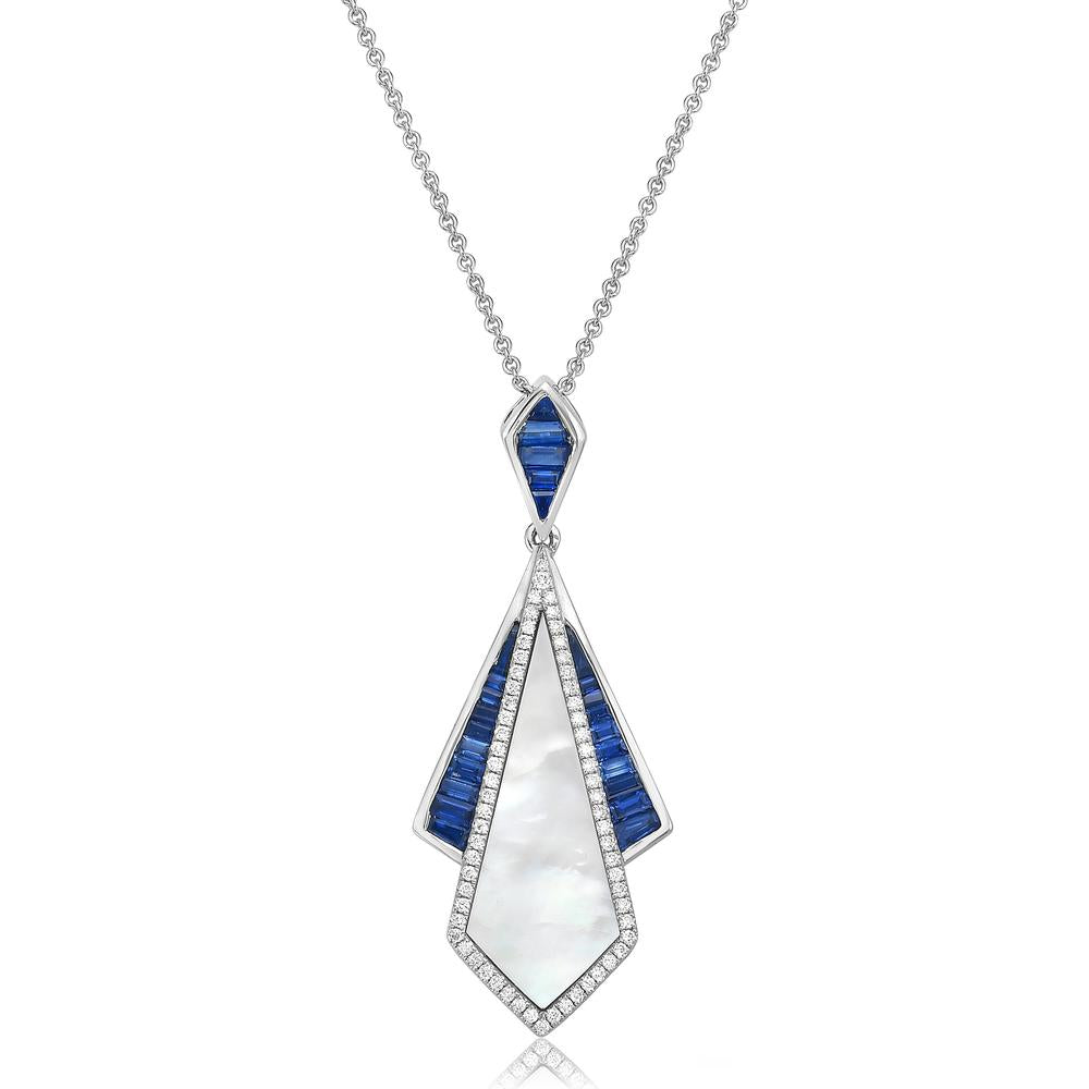Charles Krypell - Kite Pendant in 18K White Gold