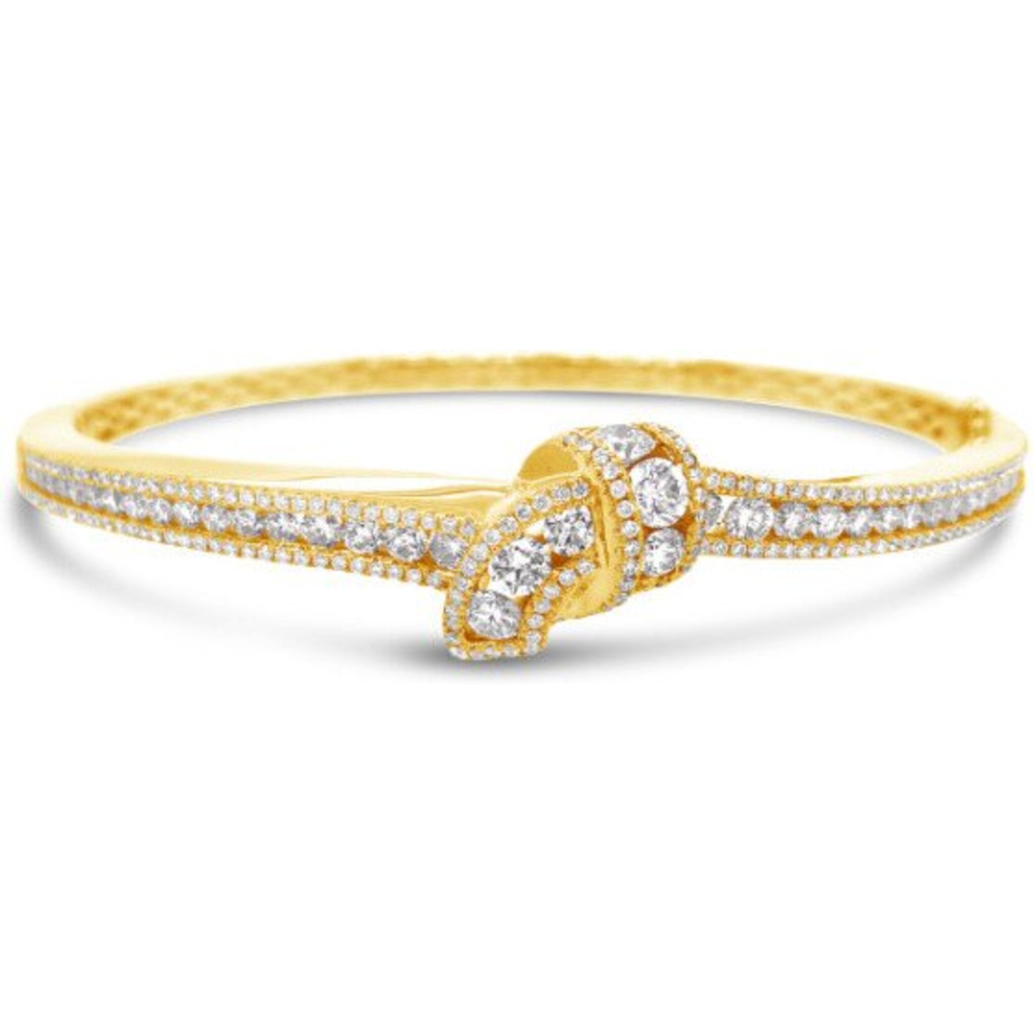 Charles Krypell - Krypell Collection Diamond Embrace Bracelet - Yellow Gold and Diamond
