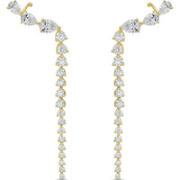 Charles Krypell - Nachash Drop Earrings in 18K Yellow Gold