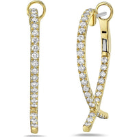 Charles Krypell - Ribbon Hoops in 18K Yellow Gold