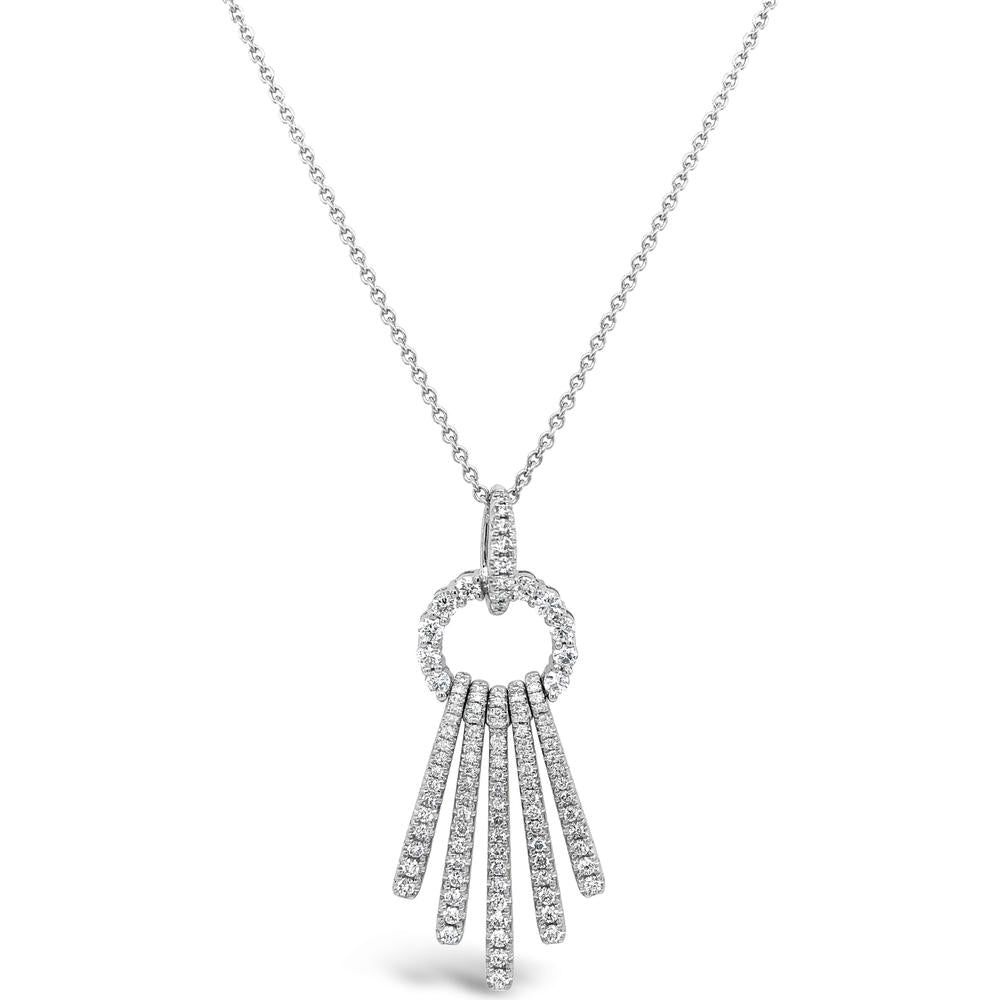 Charles Krypell - Sanabell Sunset Pendant in 18K White Gold