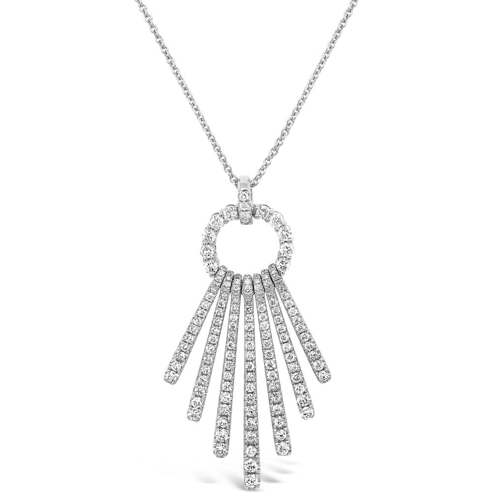 Charles Krypell - Sanabell Sunset Pendant in 18K White Gold