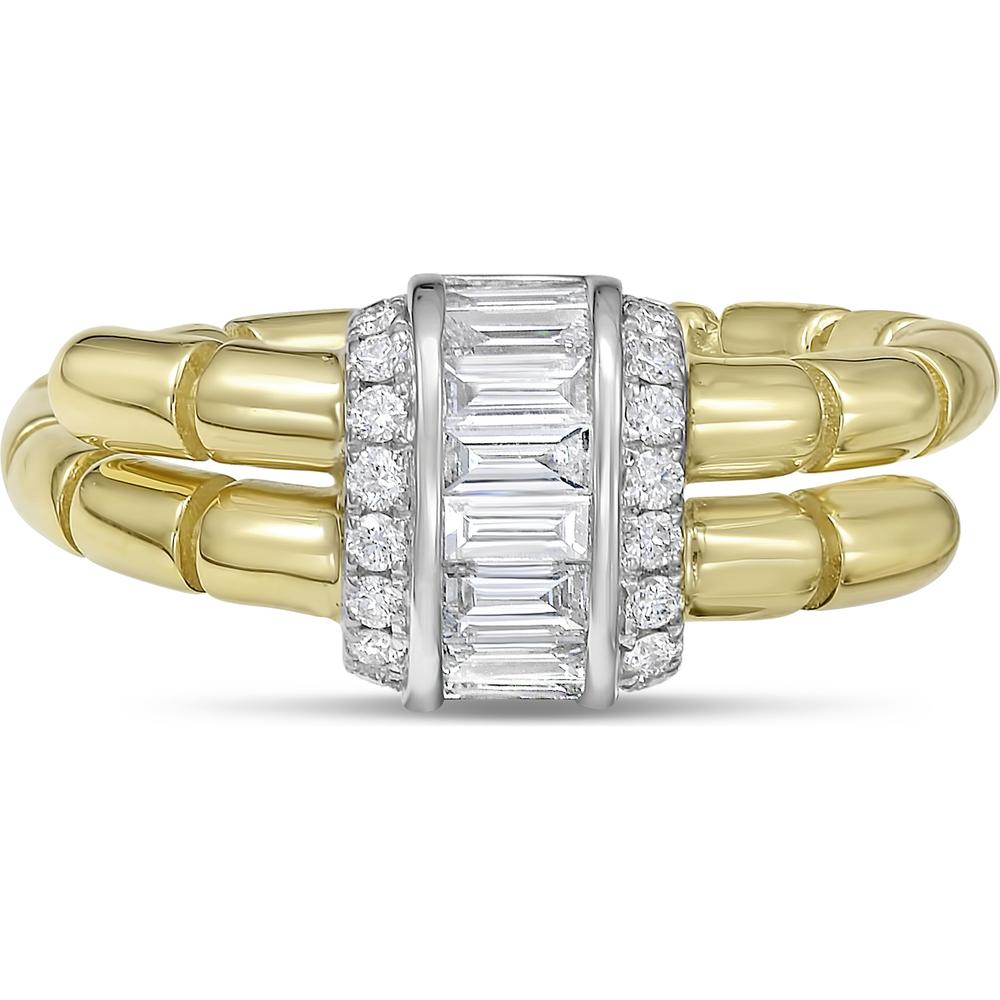 Charles Krypell - Signature Pull Ring in 18K Yellow Gold