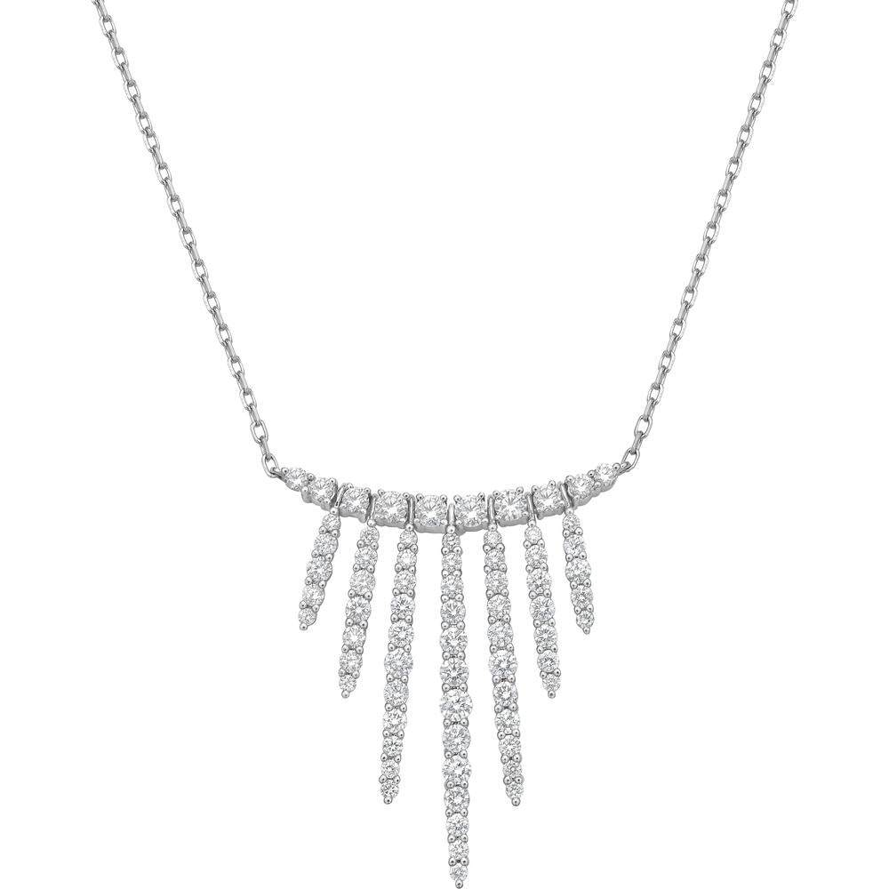 Charles Krypell - Starlight Fringe Pendant in 18K White Gold