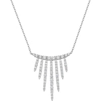 Charles Krypell - Starlight Fringe Pendant in 18K White Gold