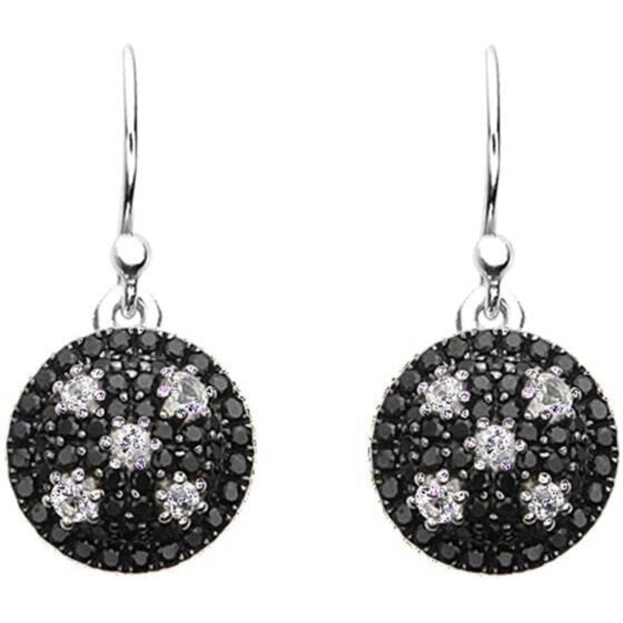 Charles Krypell - Sterling Silver Starlight Drop Earring - Sterling Silver / White Sapphire