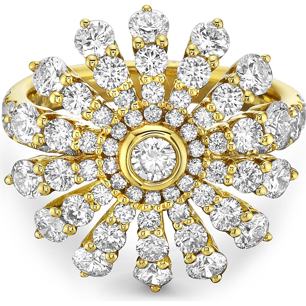 Charles Krypell - Sunburst Ring in 18K Yellow Gold