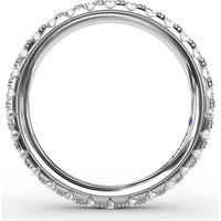 Chunky Pavé Anniversary Band with Round Diamonds by Fana - 1.05 Carat Total Diamond Weight