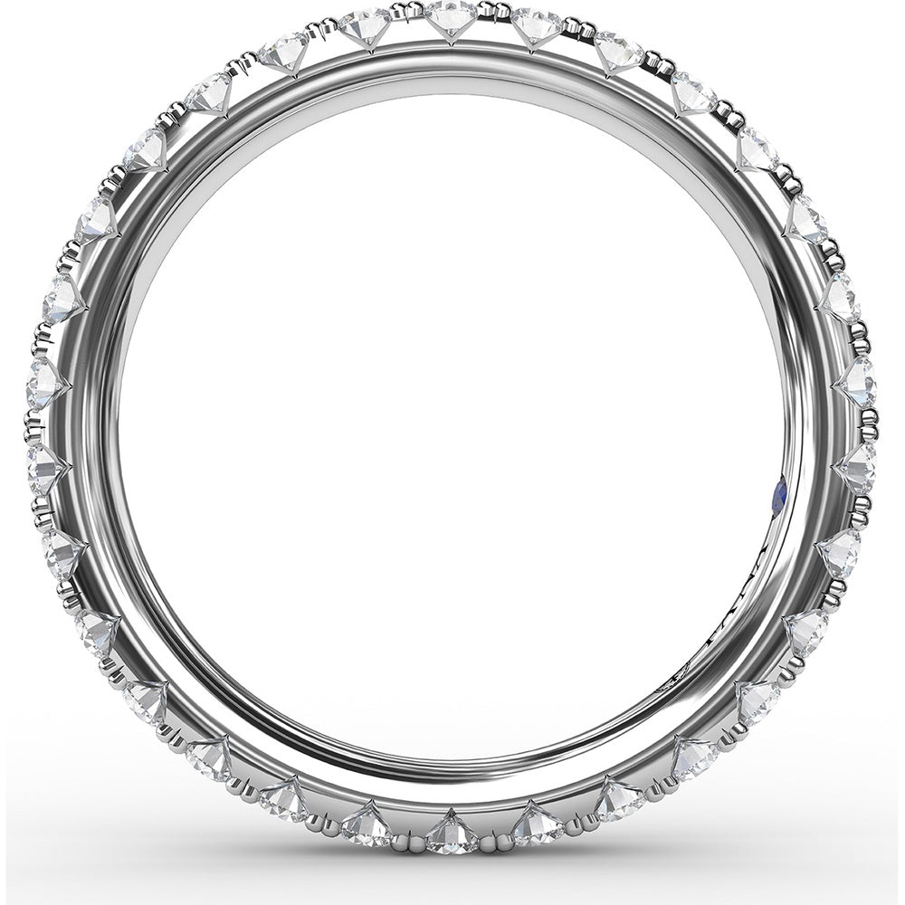 Chunky Pavé Anniversary Band with Round Diamonds by Fana - 1.05 Carat Total Diamond Weight