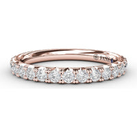 Chunky Pavé Anniversary Band with Round Diamonds by Fana - 1.05 Carat Total Diamond Weight