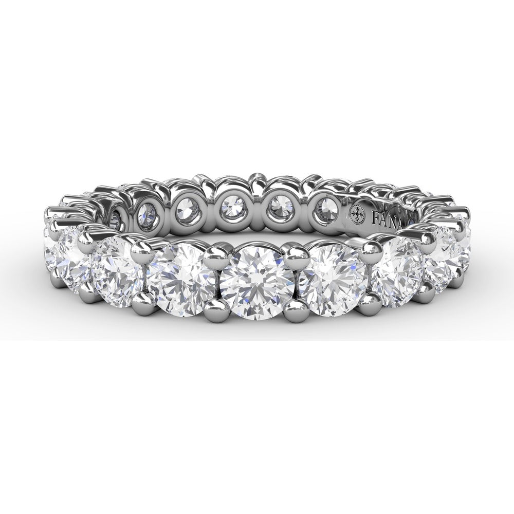 Chunky Shared-Prong Eternity Band with Round Diamonds by Fana - 2.47 Carat Total Diamond Weight