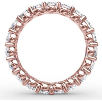 Chunky Shared-Prong Eternity Band with Round Diamonds by Fana - 2.47 Carat Total Diamond Weight