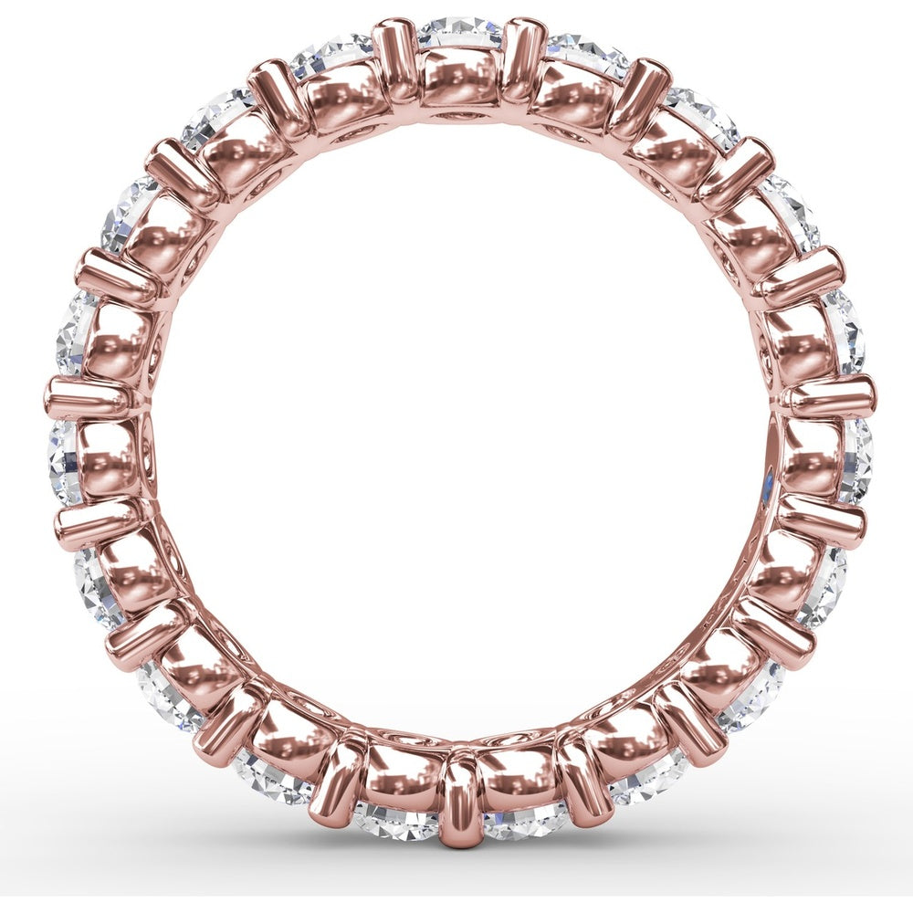 Chunky Shared-Prong Eternity Band with Round Diamonds by Fana - 2.47 Carat Total Diamond Weight