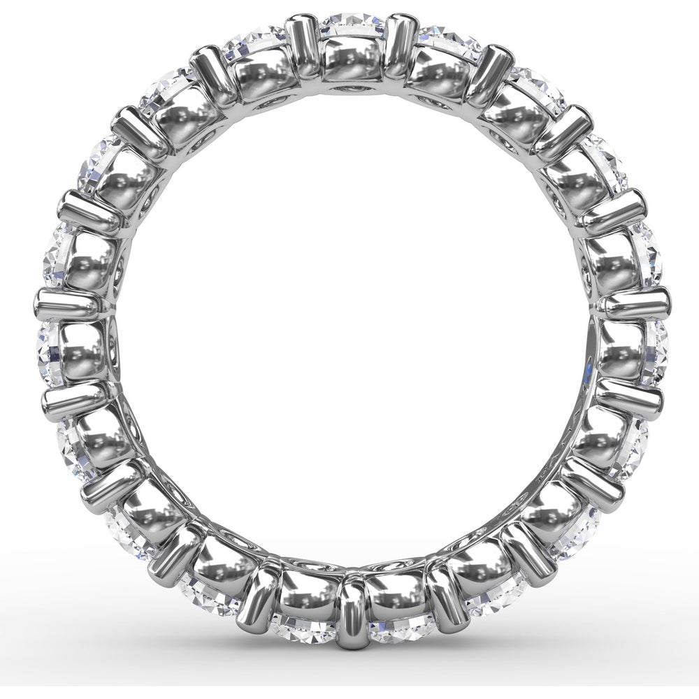 Chunky Shared-Prong Eternity Band with Round Diamonds by Fana - 2.47 Carat Total Diamond Weight