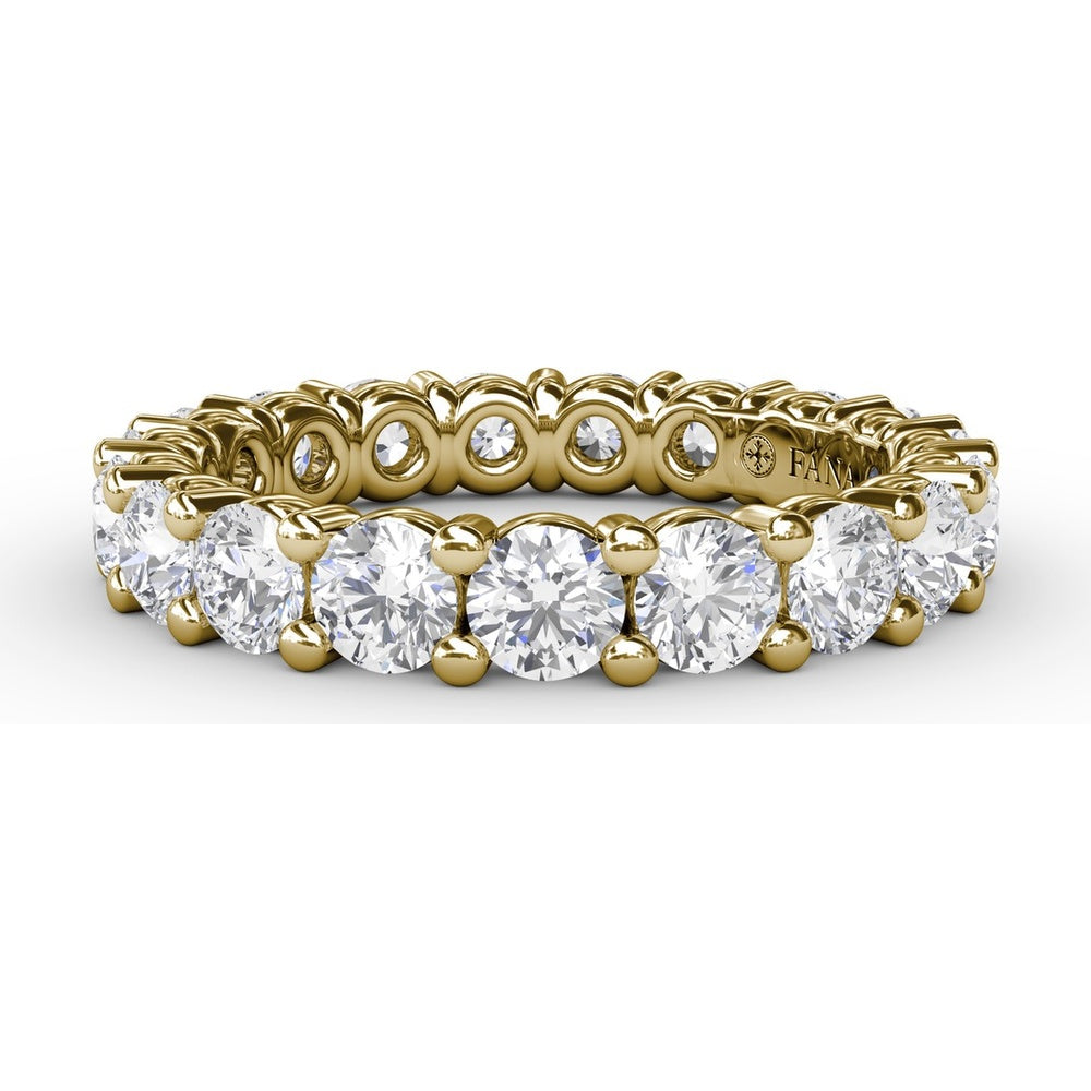 Chunky Shared-Prong Eternity Band with Round Diamonds by Fana - 2.47 Carat Total Diamond Weight