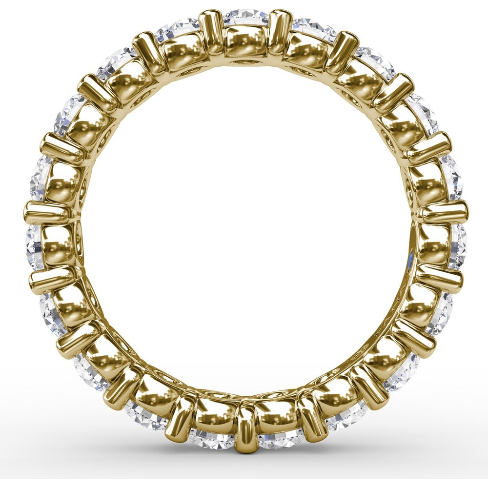 Chunky Shared-Prong Eternity Band with Round Diamonds by Fana - 2.47 Carat Total Diamond Weight