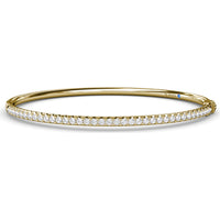 Classic Diamond Bangle with Pavé Set Round Diamonds by Fana - 2.40 Carat Total Diamond Weight