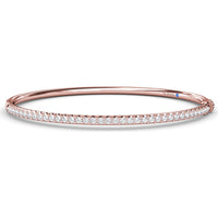Classic Diamond Bangle with Pavé Set Round Diamonds by Fana - 2.40 Carat Total Diamond Weight