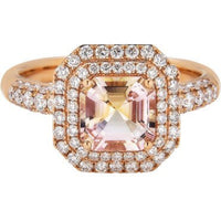 Piranesi - Classic Ring in Light Pink Tourmaline - 18K Rose Gold