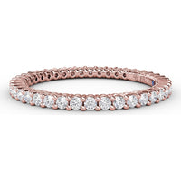 Classic Round Shared-Prong Diamond Eternity Band by Fana - 0.50 Carat Total Diamond Weight