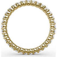 Contemporary Eternity Band with Shared-Prong Round Diamonds by Fana - 0.75 Carat Total Diamond Weight