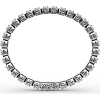 Cushion Cut Diamond Halo Bracelet by Fana - 5.28 Carat Total Diamond Weight