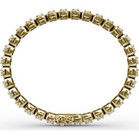 Cushion Cut Diamond Halo Bracelet by Fana - 5.28 Carat Total Diamond Weight