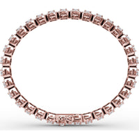 Cushion Cut Diamond Halo Bracelet by Fana - 5.28 Carat Total Diamond Weight