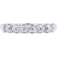 Dazzling 14K White Gold Diamond Ring with 0.5 Carat Total Weight