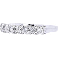 Dazzling 14K White Gold Diamond Ring with 0.5 Carat Total Weight