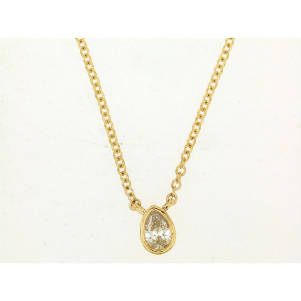 Dazzling 14K Yellow Gold Diamond Necklace - Exquisite Elegance