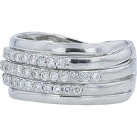 Dazzling Platinum Diamond Sparkle Ring