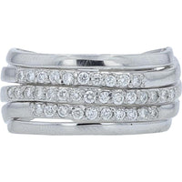 Dazzling Platinum Diamond Sparkle Ring