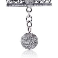 De Grisogono 18K Yellow Gold Boule Bracelet with Pave Diamonds - 35.93 Carats Total Diamond Weight