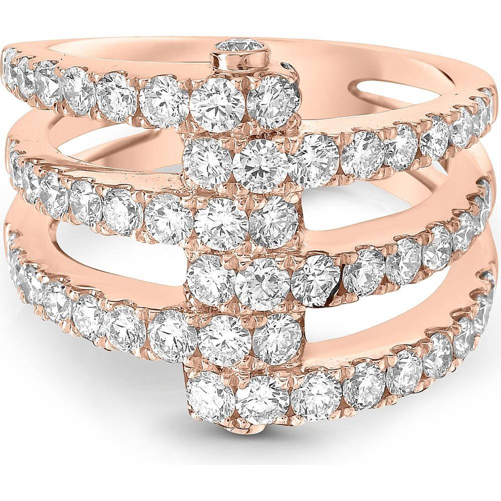 Diamond Apparatus Ring in 18K Rose Gold by Charles Krypell