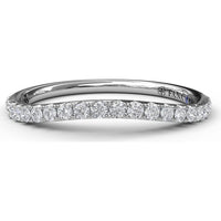 Diamond Band with Pavé Set Round Diamonds by Fana - 0.28 Carat Total Diamond Weight