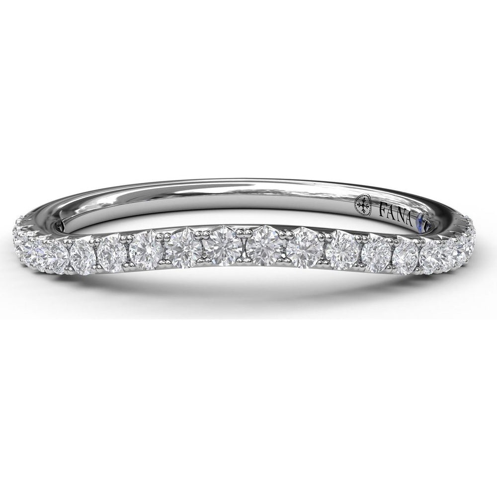Diamond Band with Pavé Set Round Diamonds by Fana - 0.28 Carat Total Diamond Weight