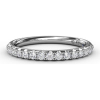 Diamond Band with Pavé-Set Round Diamonds by Fana - 0.31 Carat Total Diamond Weight