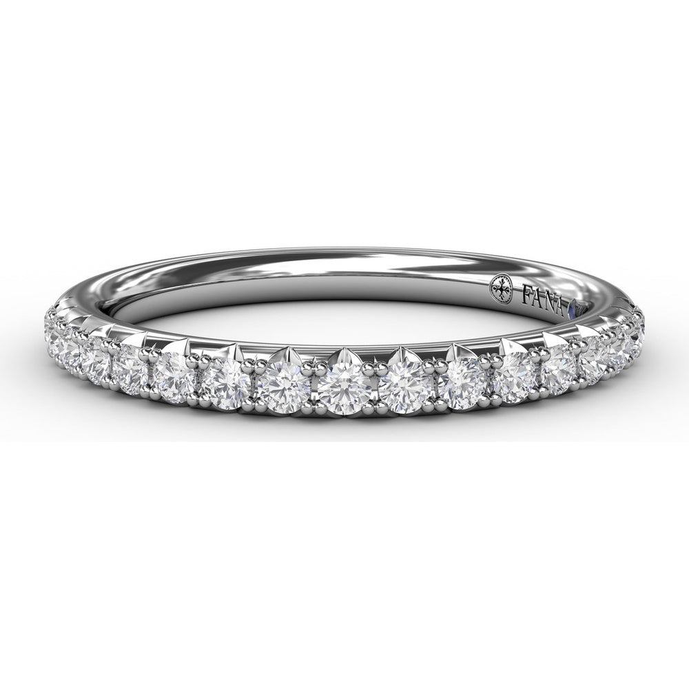 Diamond Band with Pavé-Set Round Diamonds by Fana - 0.31 Carat Total Diamond Weight
