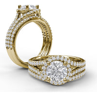 Diamond Band with Shared-Prong Set Round Diamonds by Fana - 0.22 Carat Total Diamond Weight