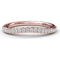 Diamond Band with Shared-Prong Set Round Diamonds by Fana - 0.22 Carat Total Diamond Weight