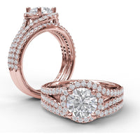 Diamond Band with Shared-Prong Set Round Diamonds by Fana - 0.22 Carat Total Diamond Weight