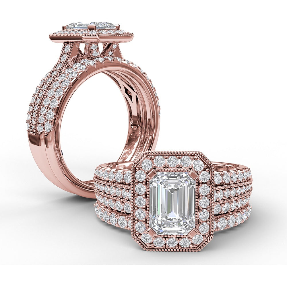 Diamond Band with Shared-Prong Set Round Diamonds by Fana - 0.29 Carat Total Diamond Weight