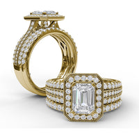 Diamond Band with Shared-Prong Set Round Diamonds by Fana - 0.29 Carat Total Diamond Weight