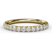Diamond Band with Shared-Prong Set Round Diamonds by Fana - 0.31 Carat Total Diamond Weight