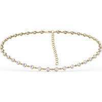 Diamond Choker Necklace with Bezel-Set Round Diamonds by Fana - 11.02 Carat Total Diamond Weight