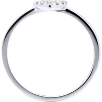 Diamond Heart Cluster Ring